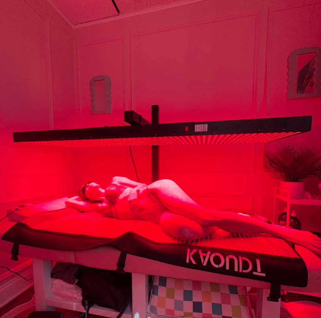 Red Light Therapy session at InfraFit Miami